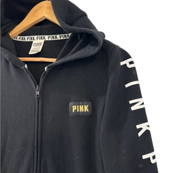 (SOLD)Vs PINK Full zip-up hoodie Sweatshirt, Size Small Women’s - Picture 2 of 7